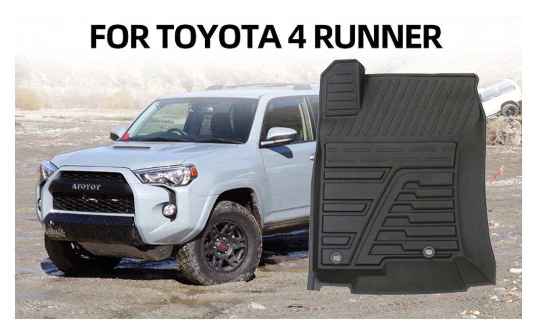 3D Carpet Car Floor Mats for Toyota 4 Runner 2013+