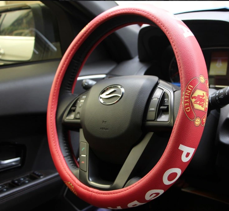 Driver′s Steering Wheel Cover Soccer Basketball Team Logo