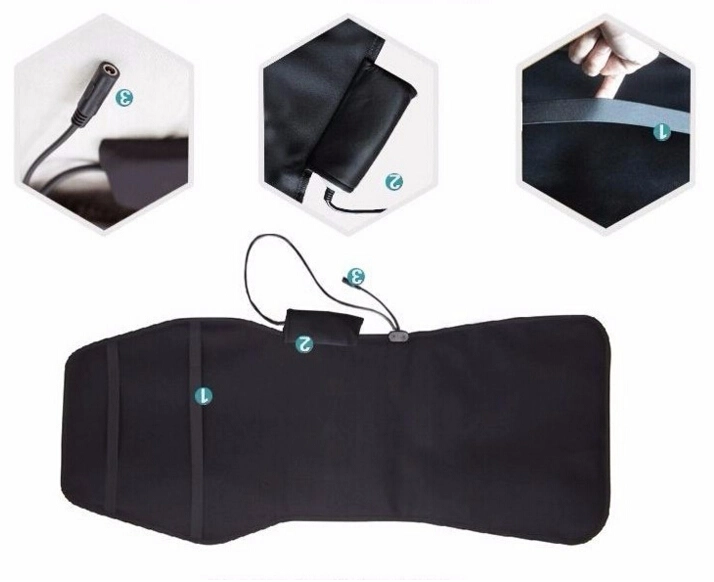 Wholesale Products Car Accessories High Quality Shiatsu Massage Seat Cushion Back Relax Shiatsu Heated Massage Cushion