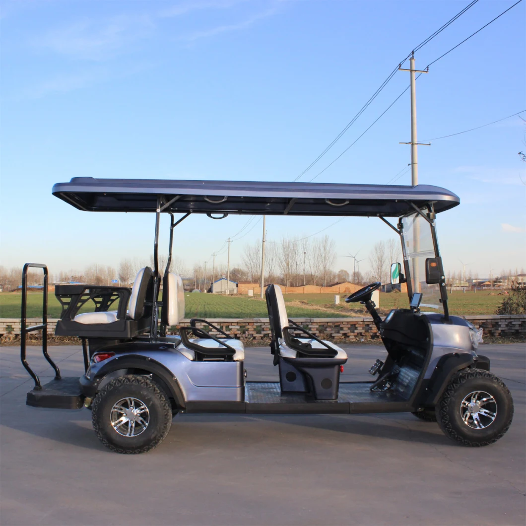 2/4/6/8/10 Seater/Seat/Passenger Lead Acid/Lithium Battery Electric Golf Cart, Golf Buggy, Golf Car, Club Car with Folded Backseat Storage Box with CE and DOT