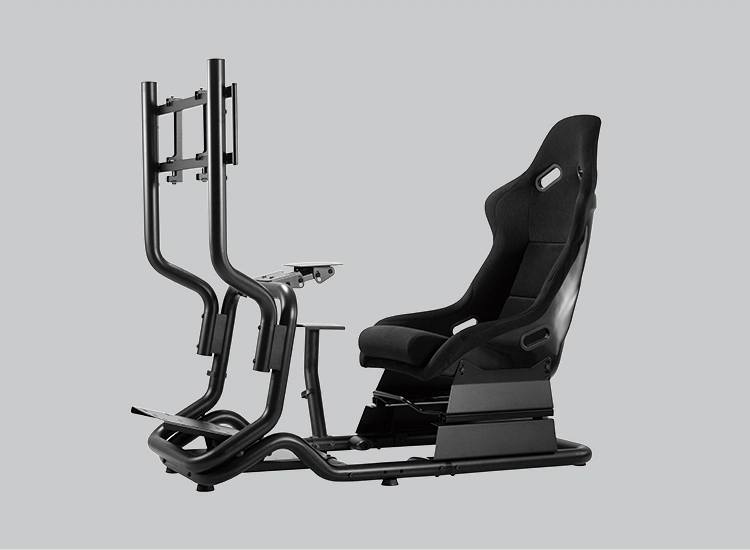 High Quality Customized Race Wheel Stand Gaming Car Driving Racing Simulator Cockpit with Seat